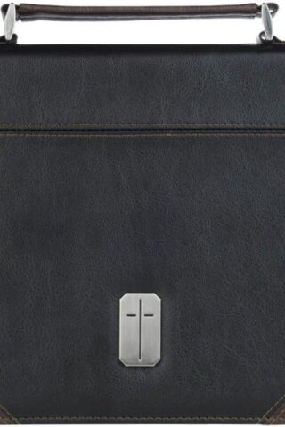 1220000723054 Premium Classic Vegan Leather Bible Cover for Men: Man of God Inspirational Bibl